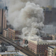 Imagen para el artículo titulado Captan imágenes del derrumbamiento en NYC desde un dron
